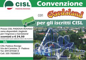 convenzione Gardaland 2017 24,50
